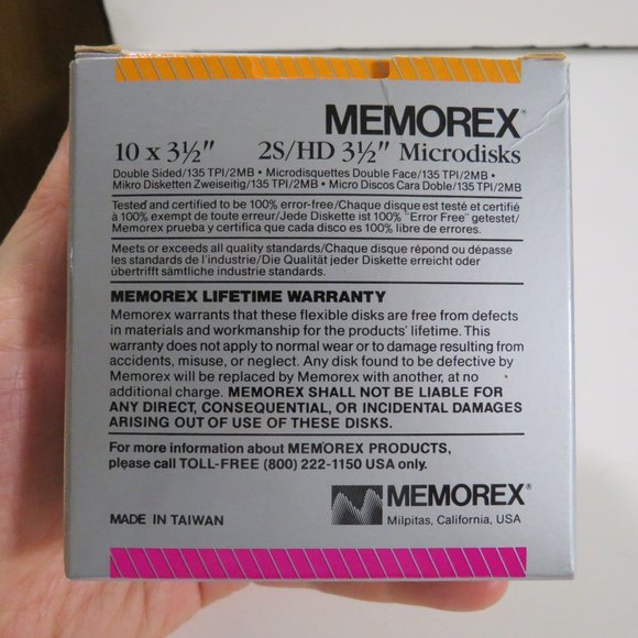 10 MEMOREX open box 2S/HD Microdisks - Picture 5 of 11